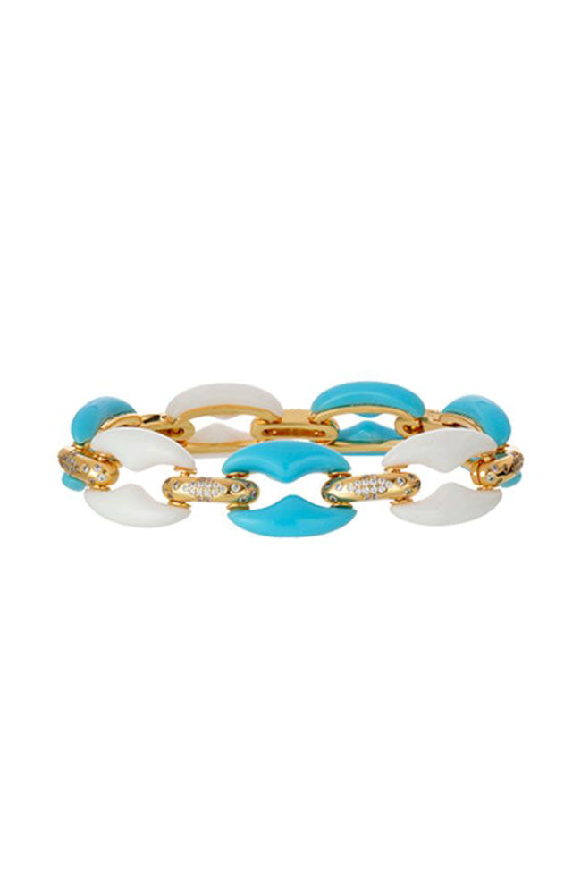 Qori Bracelet Turquoise White