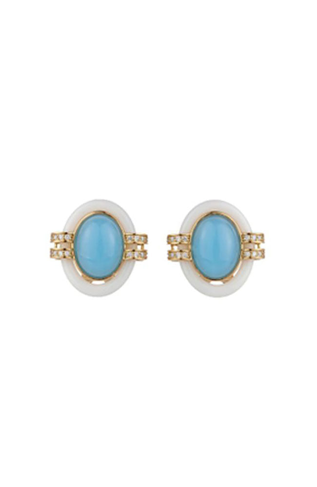 Sacred Fire Earring Turquoise