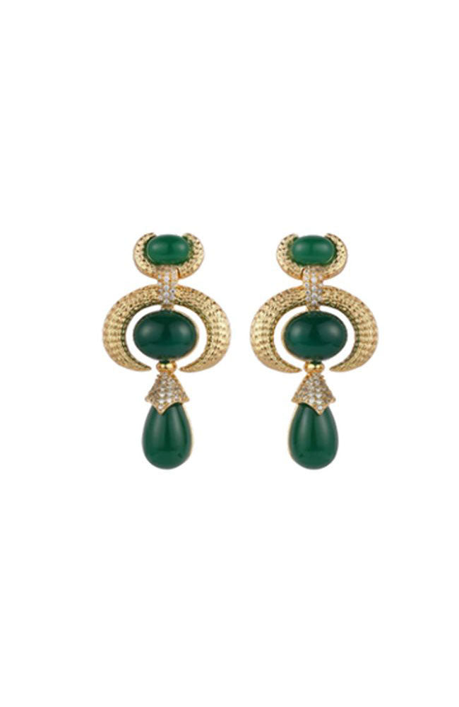 Sacred Valley Earrings Green