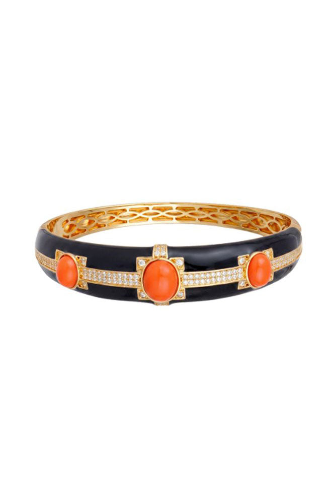 Empress Bracelet Coral Black