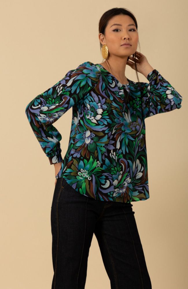 Charleigh LS V Neck Top