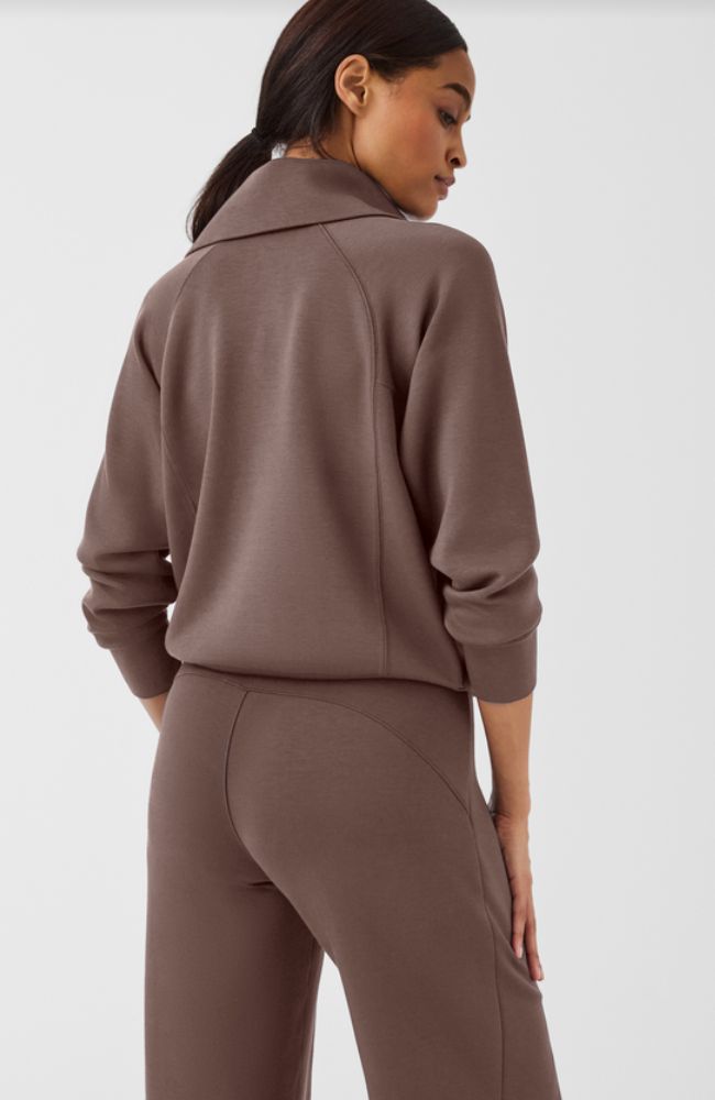 Airessential Half Zip in Smoke