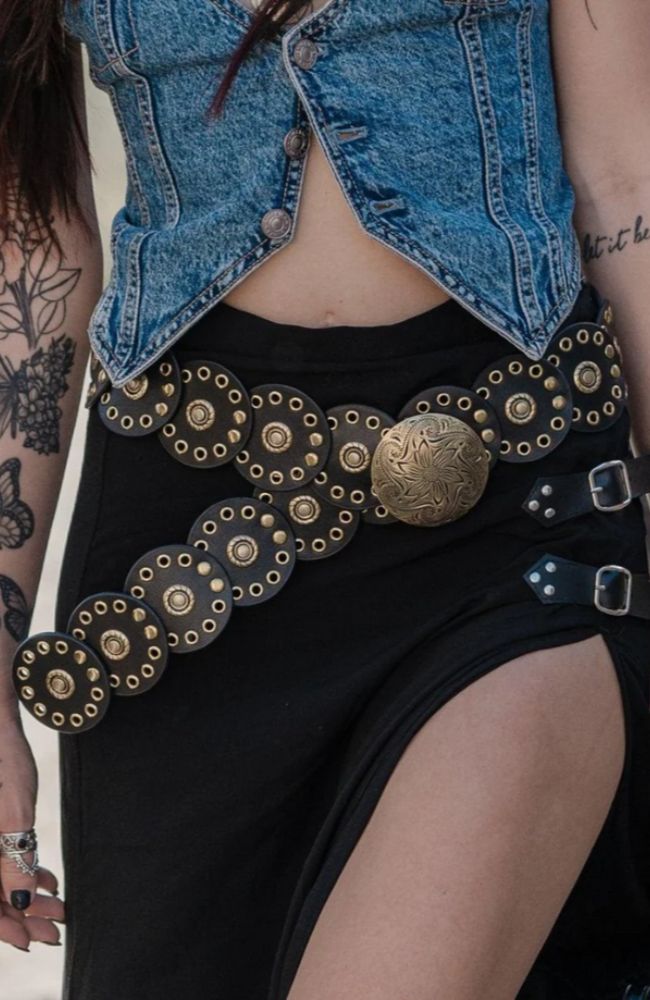 Western Arrow Circle Belt