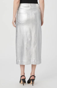 Meadow Midi Skirt Luxe Coating