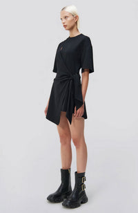 Livia Wrap Tie Mini Dress