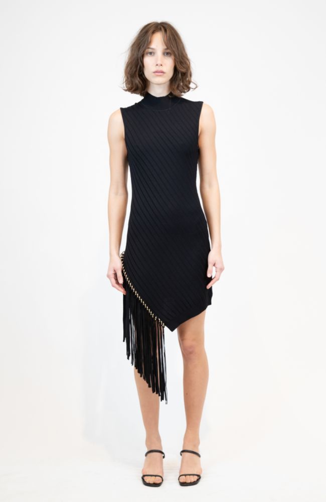 Claire Mini Dress Fringe