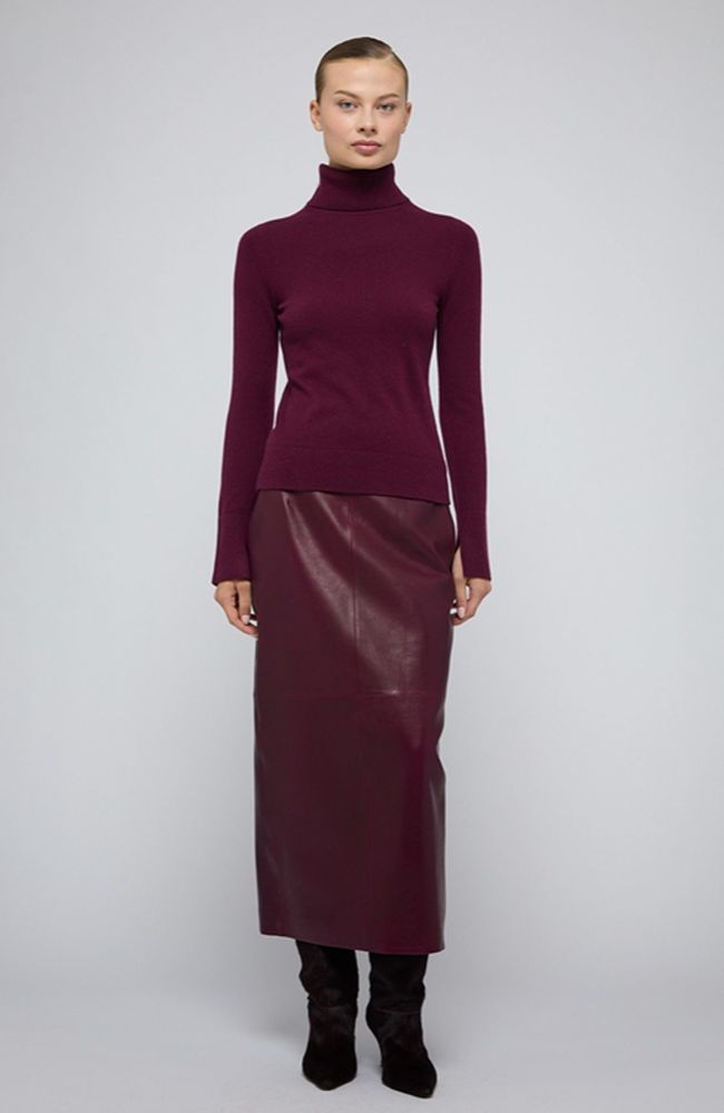 Fenwick Turtleneck in Fig