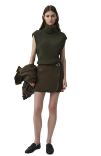 Sheridan Mini Skirt in Charcoal