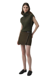 Sheridan Mini Skirt in Charcoal