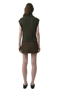 Sheridan Mini Skirt in Charcoal