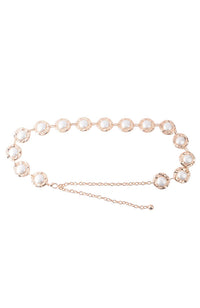 Princess Pearl Gold Chain Belt