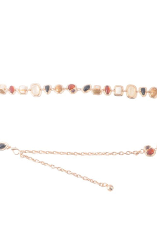 Multi Seaside Stone Chain Belt