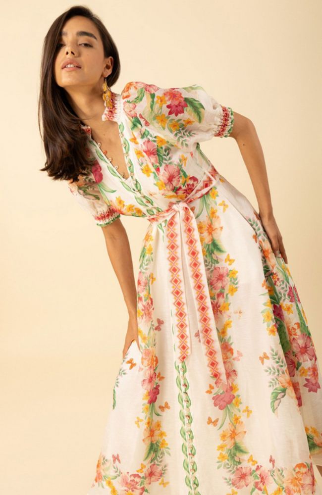 Alaiya Belted Maxi Dress