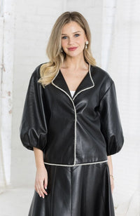 Jannesa Jacket with Pearls