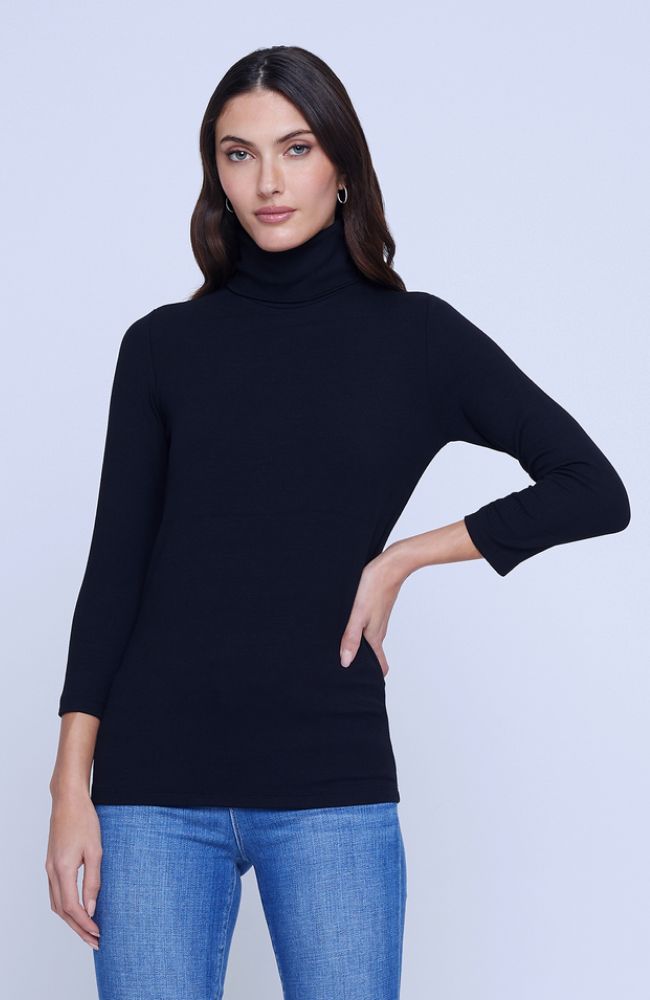 Aja Turtleneck in Black