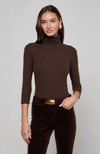 Aja Turtleneck in Coffee Bean