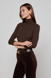 Aja Turtleneck in Coffee Bean