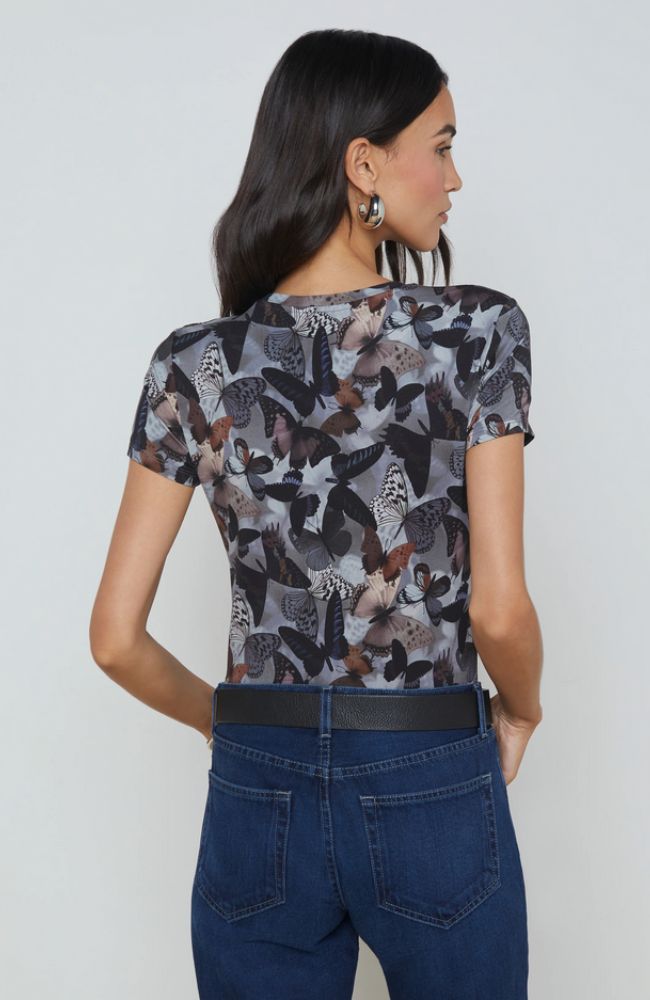 Ressi Shortsleeve Crew Butterfly