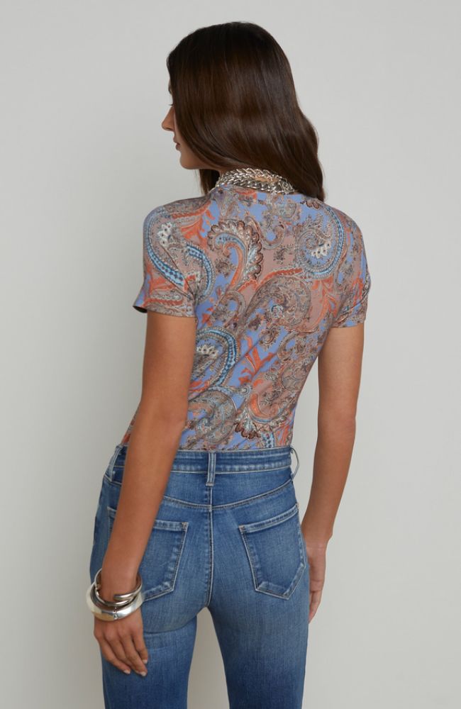 Ressi SS Crew French Paisley