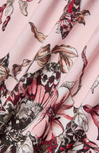 Ressi Crew Pink Multi Butterfly
