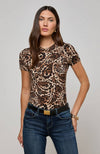 Ressi SS Crew Paisley Leopard