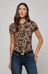 Ressi SS Crew Paisley Leopard
