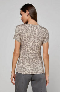 Ressi SS Crew Patch Leopard