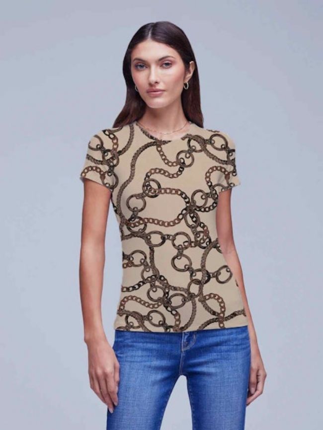 Ressi SS Crew Oversized Chain