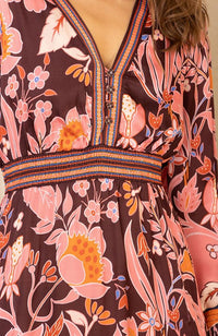 Elia LS V Neck Dress