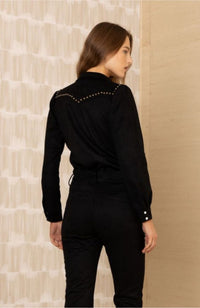 Simone LS Button Up Top