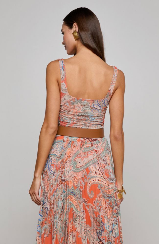 Rasha Shirred Tank