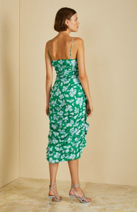 Olly Ruched Midi Dress