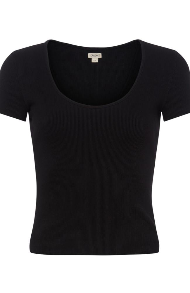 Brynlee SS Scoop Neck Tee
