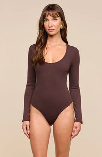 Elara LS Scoop Neck Bodysuit