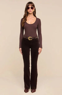 Elara LS Scoop Neck Bodysuit