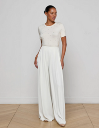 Stormy Short Sleeve Embroidered Crew Neck Tee