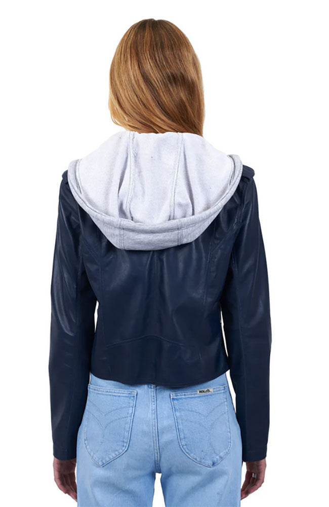 Molly Burnished Leather Jacket