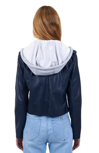 Molly Burnished Leather Jacket