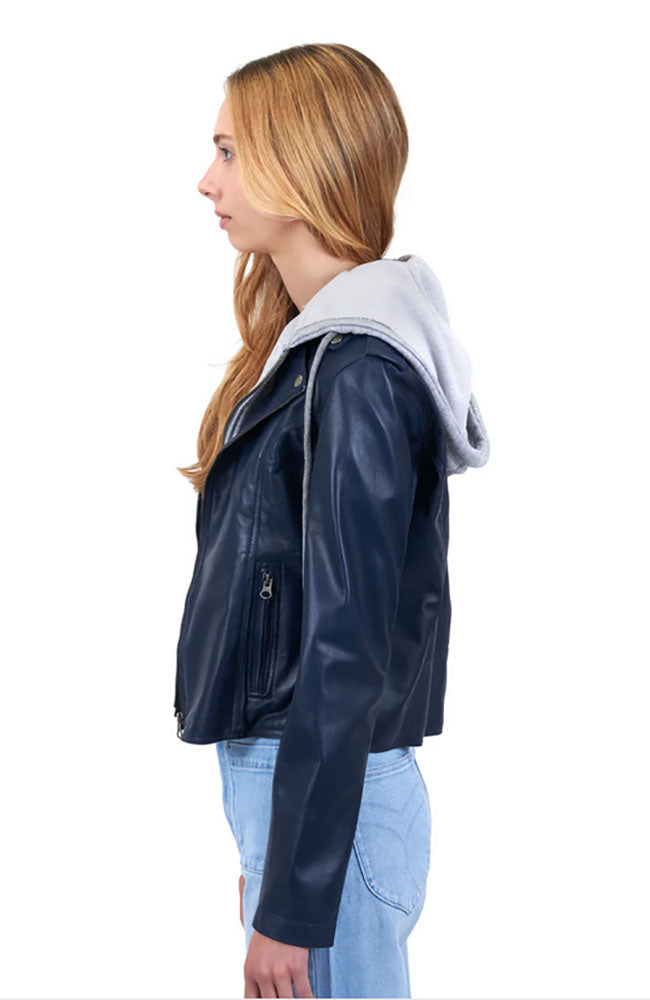 Molly Burnished Leather Jacket