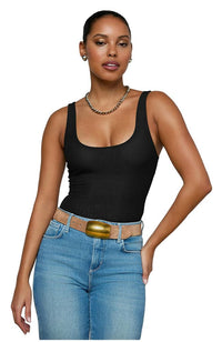 Kalea Scp Neck Tank Bodysuit