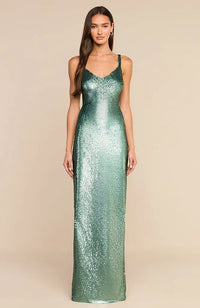 Karma Sequin Maxi Dress in Teal
