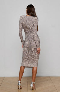 Paityn LS Shirred Dress