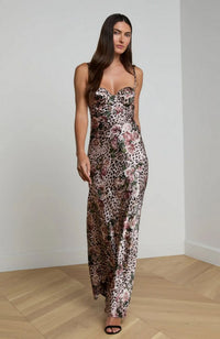 Sayla Bias Cut Maxi Dress