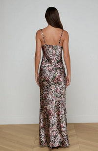 Sayla Bias Cut Maxi Dress