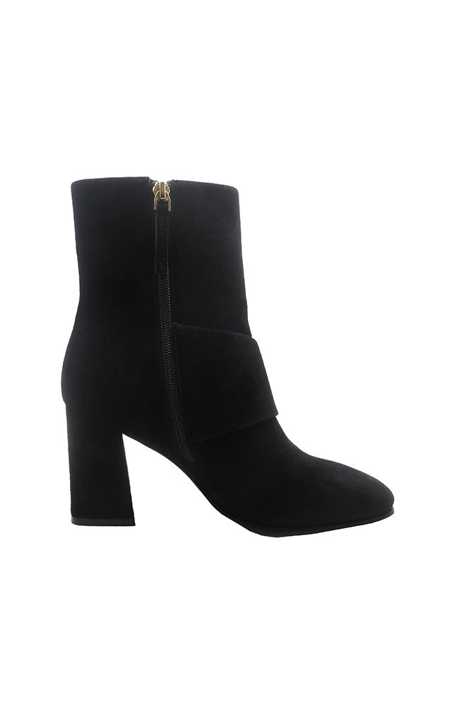 Suede Bootie with Buckle