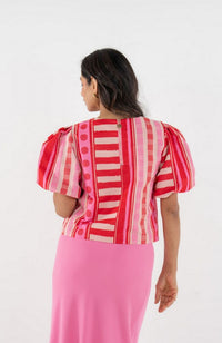 Jane Top in Peach Jubilee