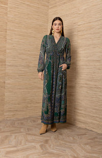 Georgina Dress in Emerald