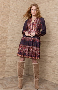 Reya Vneck Short Dress