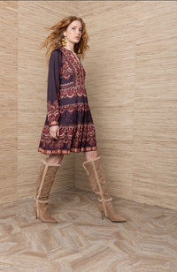 Reya Vneck Short Dress