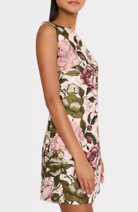 Lane Floral Jacquard Mini Dress